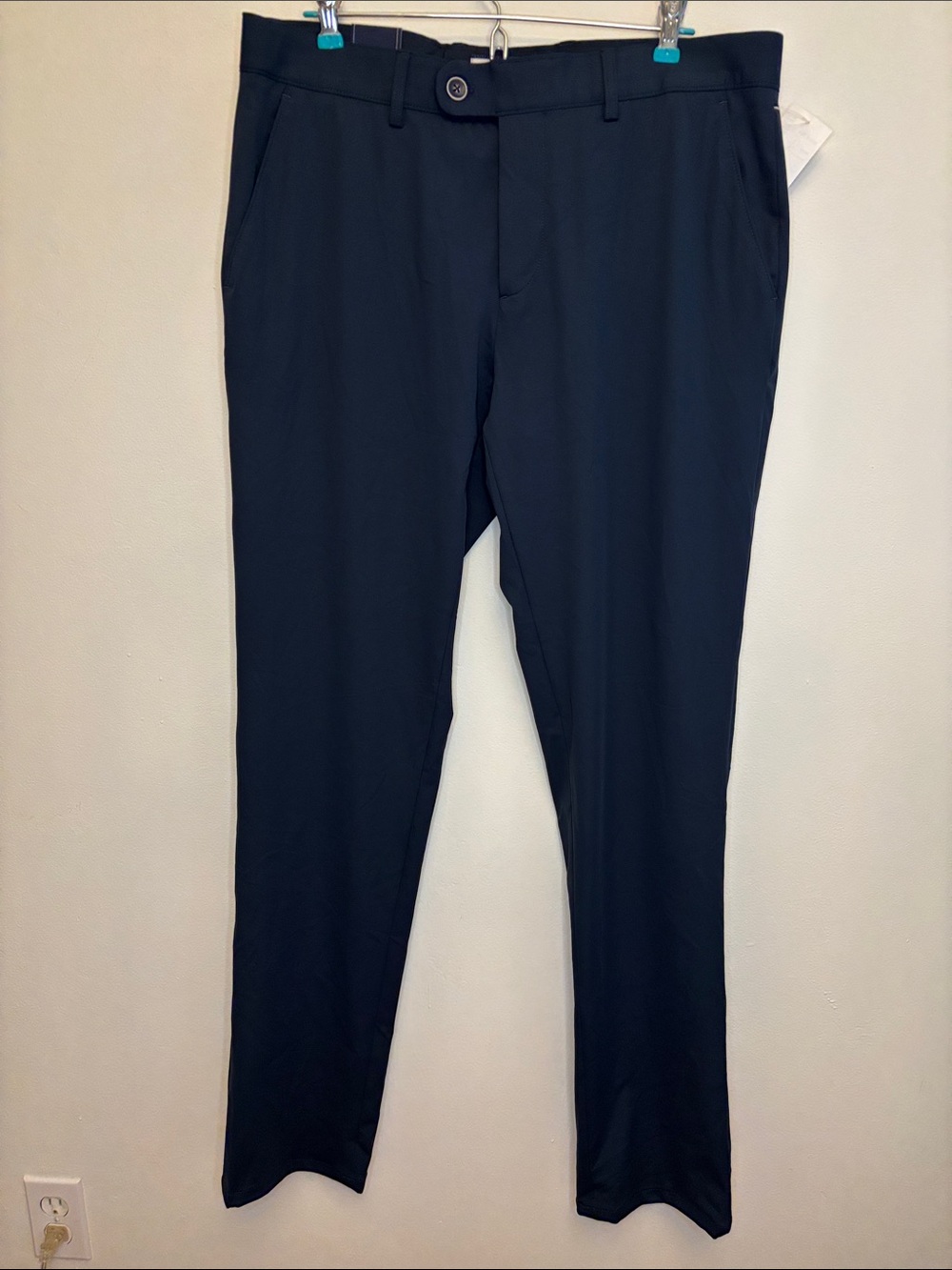 Johnnie-O Hoffman Performance Stretch Knit Trouser – Navy – 34x34 – NWT